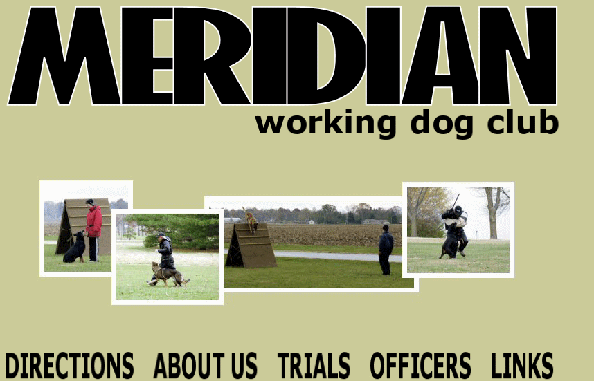 Meridian Working Dog Club central Illinois Schutzhund ...